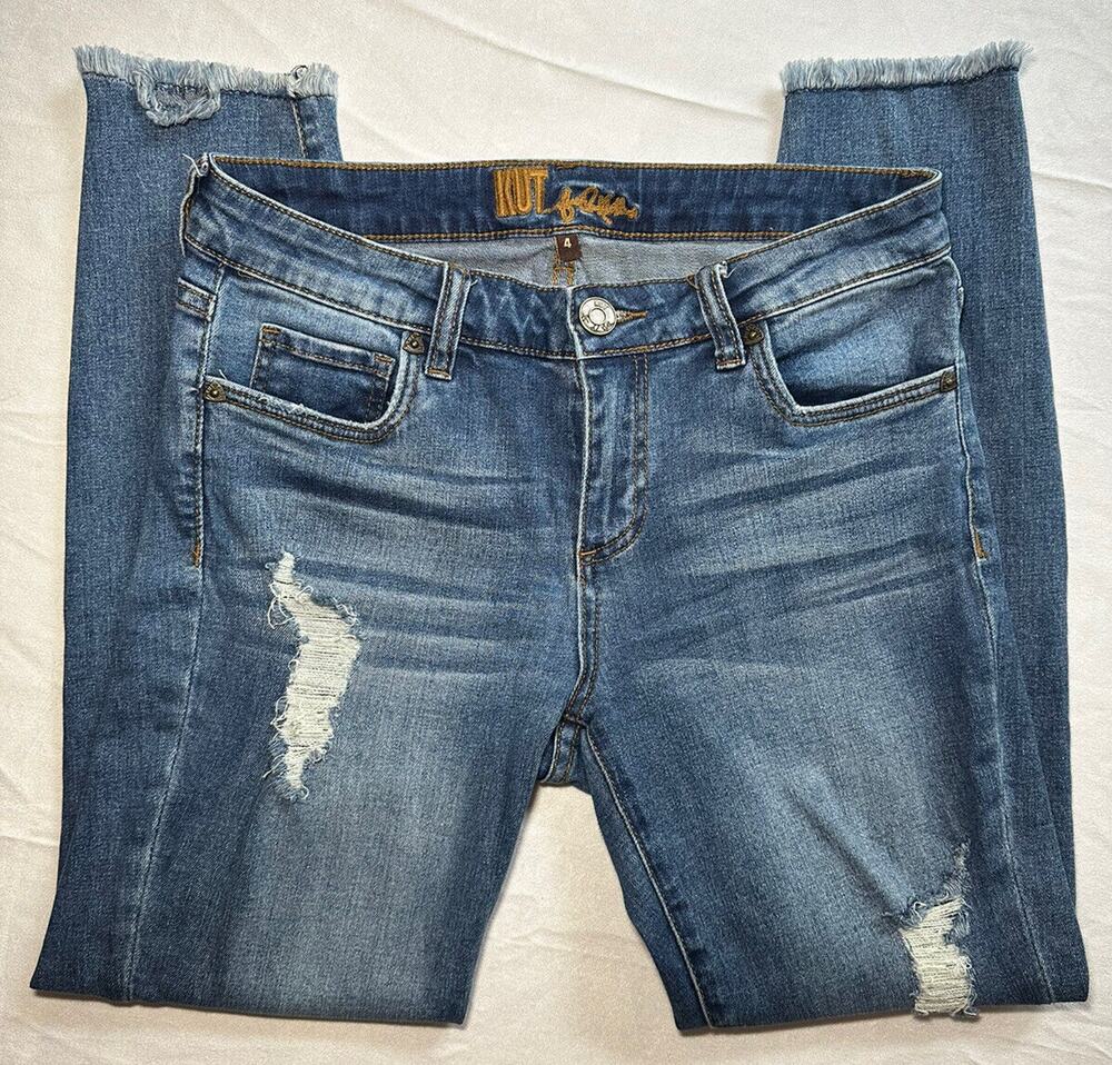 Kut From The Kloth Woman’s Cropped Ankle Jeans Size 4